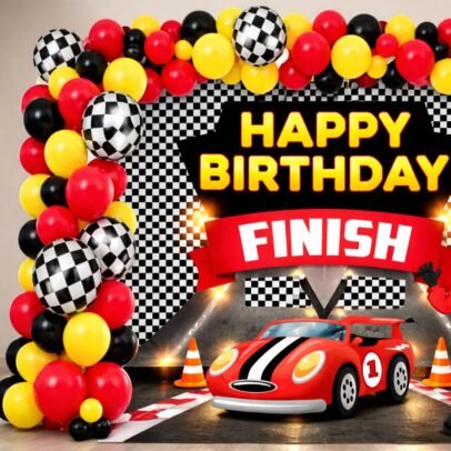 Car Theme Birthday Decoration Kit 1
