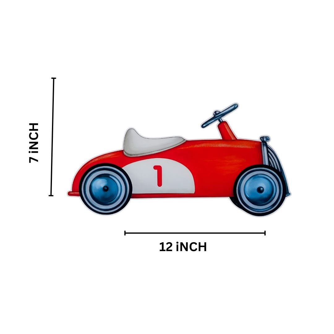 Car Racing Theme Birthday Decoration Kit – Best 68-Pc Set for Boys - Image 4