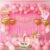 Baby Welcome Girl Decoration Kit – 51-piece pink & white set with foil curtains, baby girl balloons, welcome banner and crib balloon