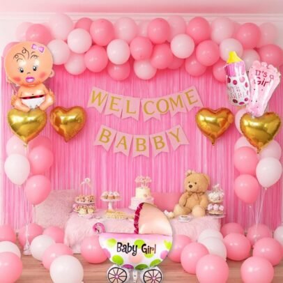 Baby Welcome Girl Decoration Kit