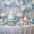 Frozen Theme Party Set – 40 blue Elsa-print cups and 40 plates in ice blue and white for kids birthday parties