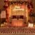 63 PCS Anniversary Decoration Combo Pack – wine, rose gold chrome & pink balloons with white net curtains and warm LED fairy lights for romantic anniversary setup