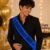 Birthday Boy Sash – 85cm blue glitter party sash with black foil lettering for men and boys birthday celebrations