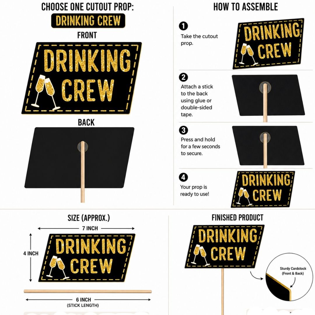Groom To Be Decoration Kit – 43-Piece Stunning Bachelor Party Set - Image 5