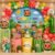 Cocomelon Birthday Decoration Kit – 68-piece set with green, orange, yellow balloons, foil balloons, happy birthday banner, and curling ribbon