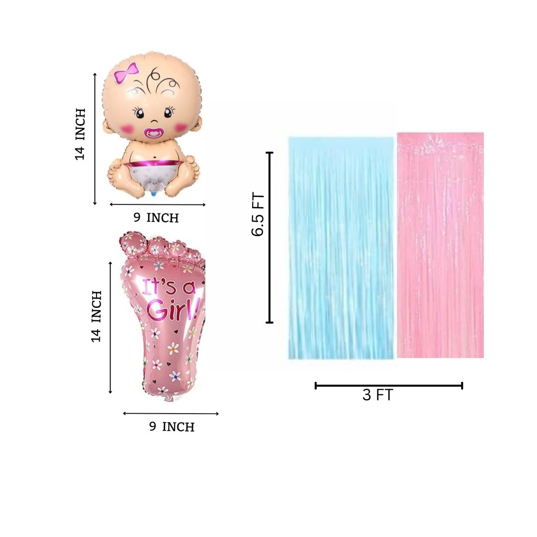 Complete Baby Shower Decoration Kit – 67-Piece Stunning Party Set - Image 3