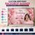 Customized Birthday Banner - personalized HD print with name, age, photo and 4 eyelets