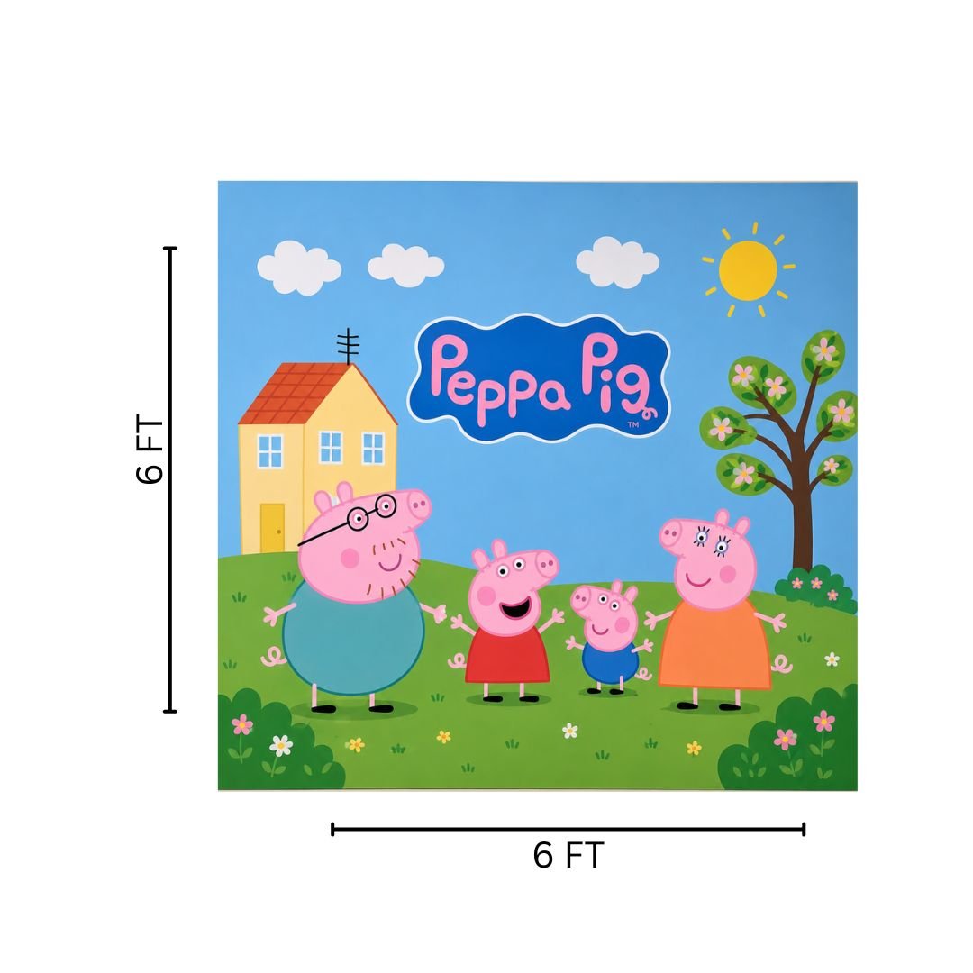 Peppa Pig Birthday Decoration Combo Kit – 138-Piece Party Set - Image 2