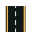 Road Racing Car Birthday Banner - 2x5 FT road flex with racing cars and track design for kids party decor