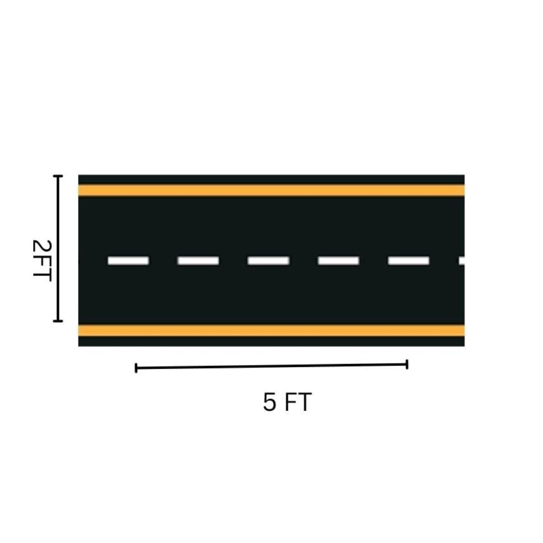 Road Racing Car Birthday Banner - Stunning 2x5 FT Road Flex - Image 2